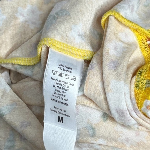 LuLaRoe Floral Macy Maxi Dress Size‎ Medium lc112 - Picture 9 of 9